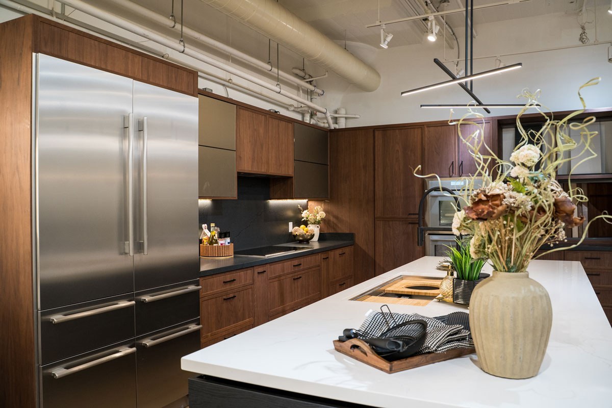 Thermador french door refridgerator and freezer