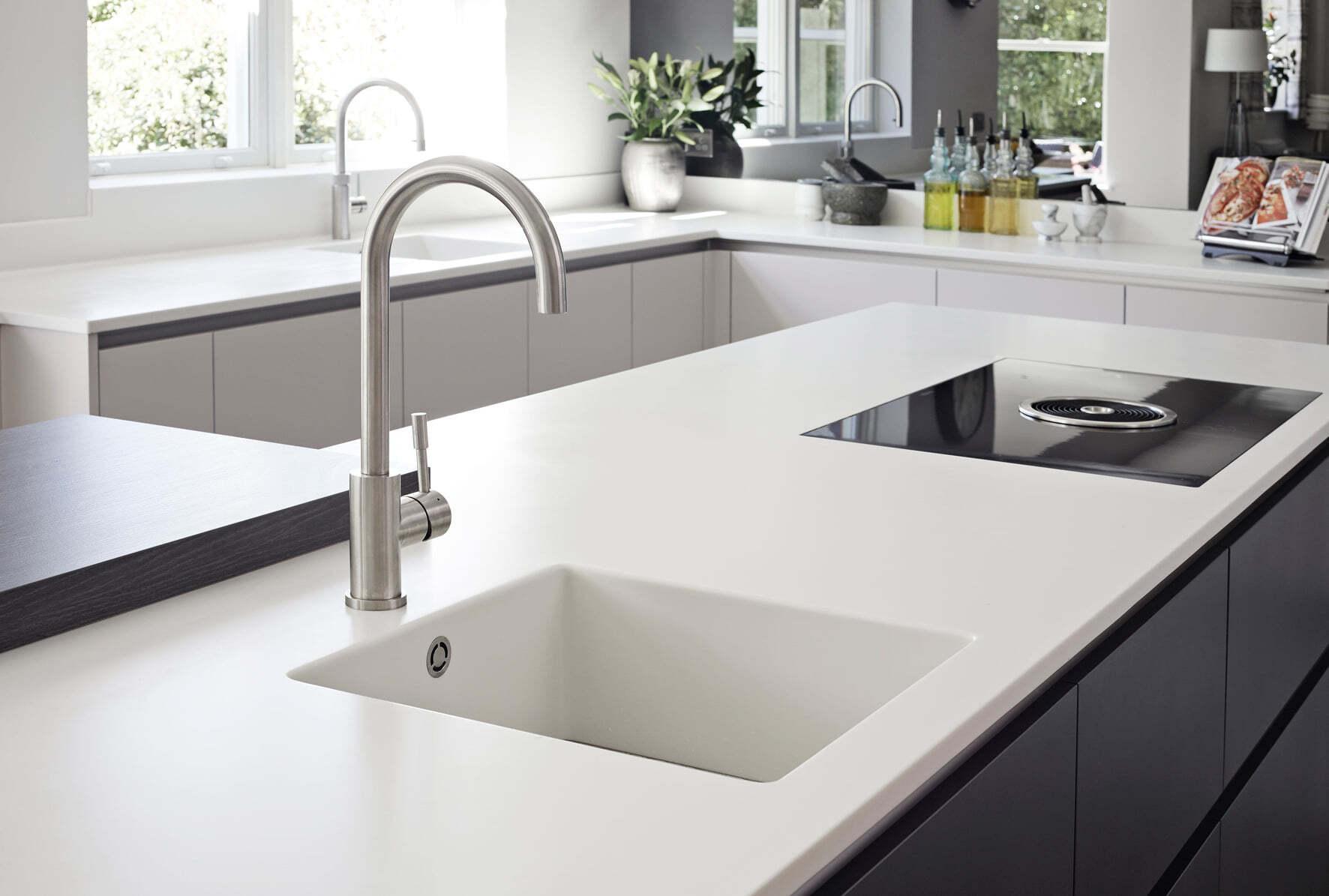 Examploe of Corian's solid surface countertop
